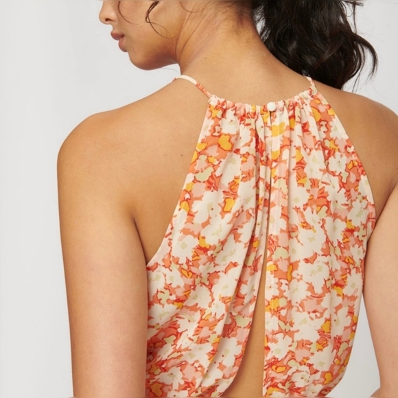 NWT Dynamite floral halter romper - Picture 3 of 9